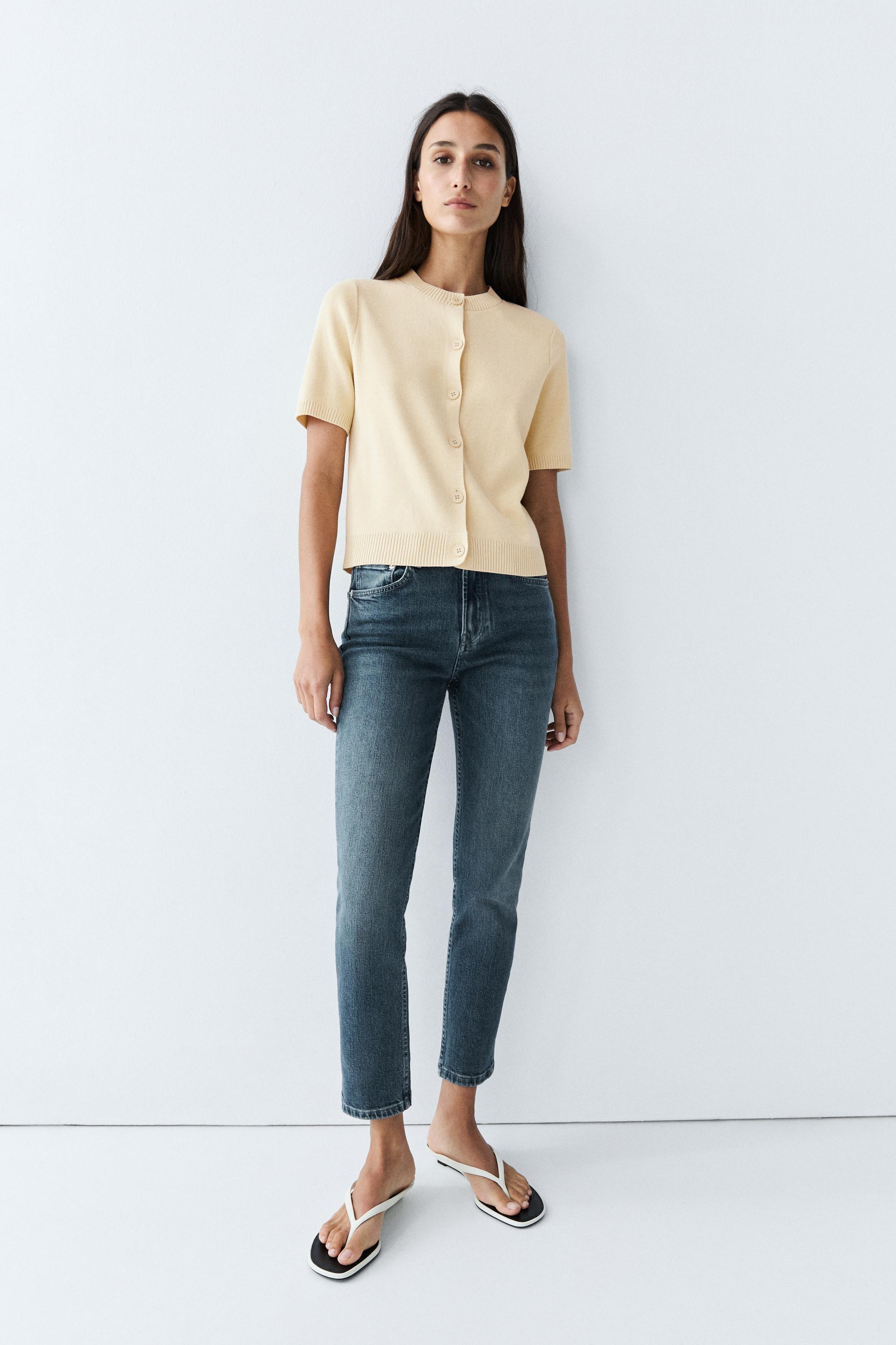 100% Cotton Short Sleeve Cardigan